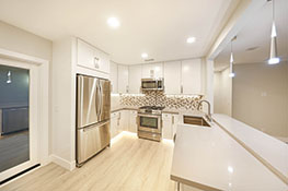 Kitchen with Stainless Steel Appliances Included
